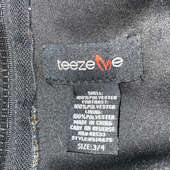 Black Sequin Crop Top with Gold & Silver Floral Details - Teeze Me - Picture 4 of 4